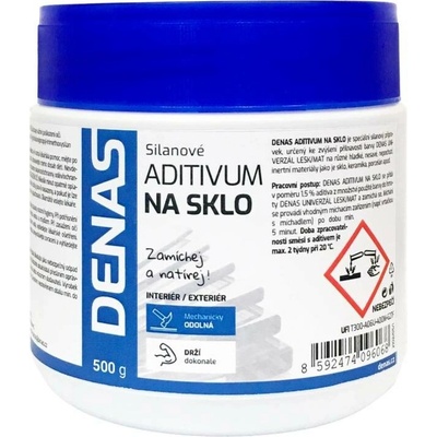 DENAS aditivum na sklo, obklady, umakart, smalt, 500 g (DENAS aditivum na sklo, obklady, umakart, smalt, 500 g)