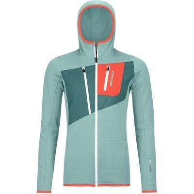 Ortovox Fleece Grid Hoody modrá