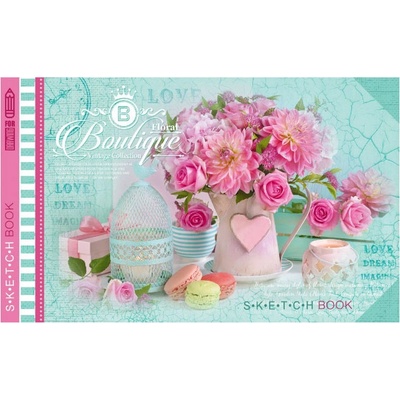 Бележник Bourgeois 197х124 36 л. тв. к. бели Т (1120662-19-215914-21513)