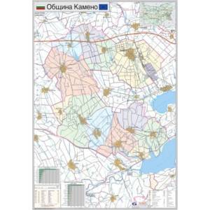 Mapmedia Карта на община Камено (d106)