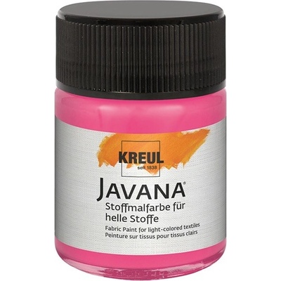 Farba na svetlý textil JAVANA 50 ml Pink