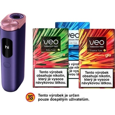 British American Tobacco glo Hyper PRO Veo Starter Kit Černá – Zbozi.Blesk.cz