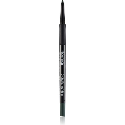 Flormar Style Matic Eyeliner водоустойчив молив за очи цвят S08 Serious Green 0.35 гр