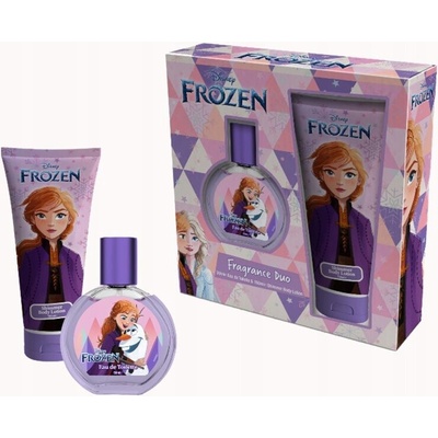 Disney Frozen Anna EDT 50 ml + třpytivé telové mlieko 150 ml darčeková sada