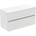 Ideal Standard Finesse - Шкафче за умивалник, 100x44x56 см, 2 чекмеджета, матово бяло E3424Y1 (E3424Y1)