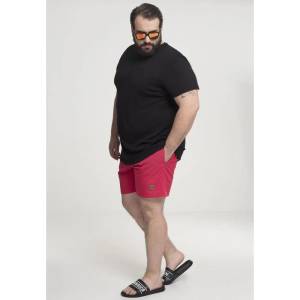 Urban Classics Бански гащета Urban classics Urban Classic Basic GT swimming shorts - Black (Black / Red)