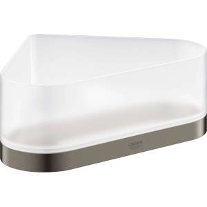 GROHE Selection - Душ купа с държач, ъглова, четка Hard Graphite 41038AL0 (41038AL0)