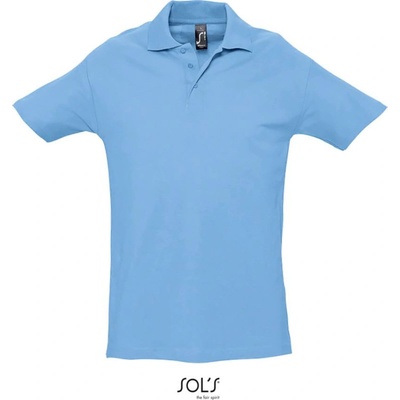 Sol´s Collection polokošile Spring II krátký rukáv COT-25136241001 modrá nebesky