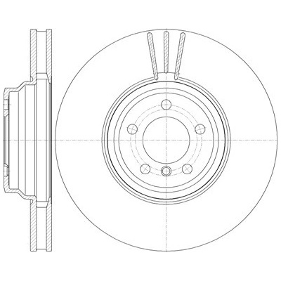 Brzdový kotúč REMSA 61132.10