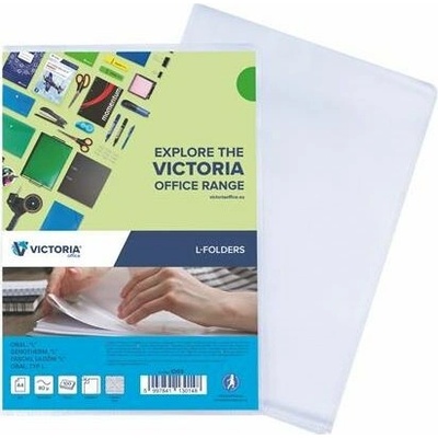 VICTORIA OFFICE Obal L A4 80 mikronů drsný povrch 100 ks