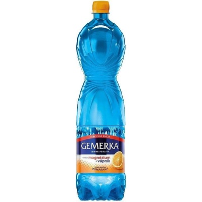 Gemerka Magnézium + vápnik s príchuťou pomaranča jemne perlivá 1,5 l
