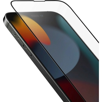 Uniq Протектор от закалено стъкло /Tempered Glass/ за Apple iPhone 14 Pro, Uniq Optix, черен/прозрачен (UNIQ-IP6.1P(2022)-MATTE)