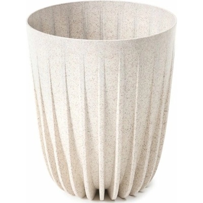 Lamela Kvetináč MIRA 30 cm, wood biely