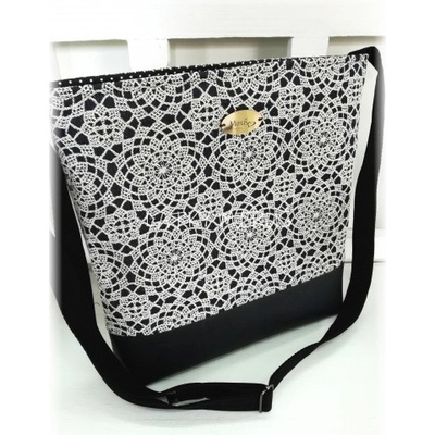 Crossbody Krajka na černé