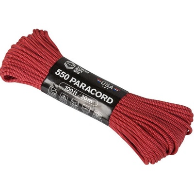 Paracord ATWOOD ROPE 550 Cord Changing Pattern 100 ft (30 m) - Blood Moon