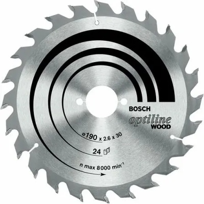 Bosch Диск циркулярен HM за дърво, Bosch Optiline Wood, 130x20ммx20T (2 608 640 582)