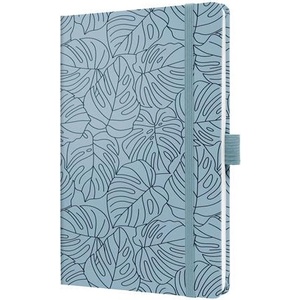 Sigel Jolie Blue Monstera exclusive hardcover lined notebook 135x203 mm (SIJN353)