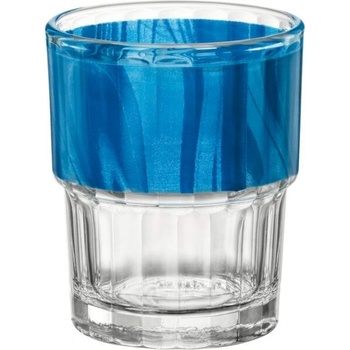 Bormioli Rocco Pohár stohovateľný Lyon modrý 12 x 200 ml
