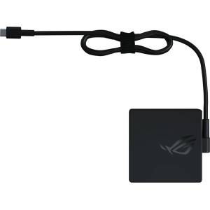 ASUS Оригинално зарядно за лаптоп ASUS ROG 100W Type-C - Черно (ASUS-P-90XB077N-MPW000) - smartx