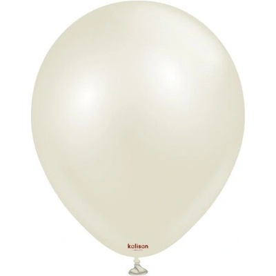 Kalisan Balloons Balonky světlá slonovinová kost, Aura Ivory White 13 cm 5"
