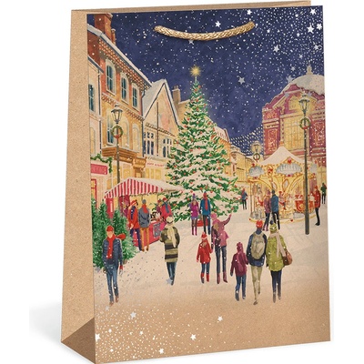 ARGUS Darčeková papierová taška (23.3 x 31.3 cm) - Vianočné trhy 08540084