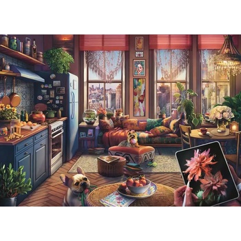 Ravensburger - Puzzle Cozy Boho Studio XL - 500 piese