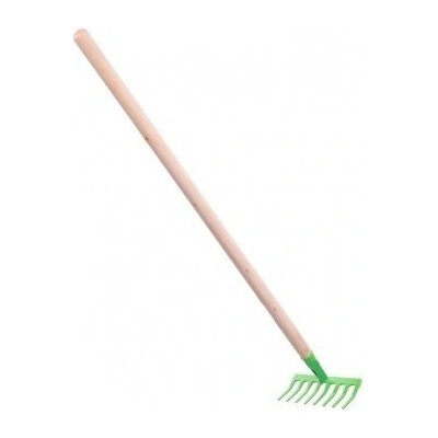 Teddies zelené hrable s násadou