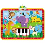 KIDS HITS Детски хитове: многофункционално игрално килимче - музикална зоологическа градина - 70 x 50 см (KH04/003)