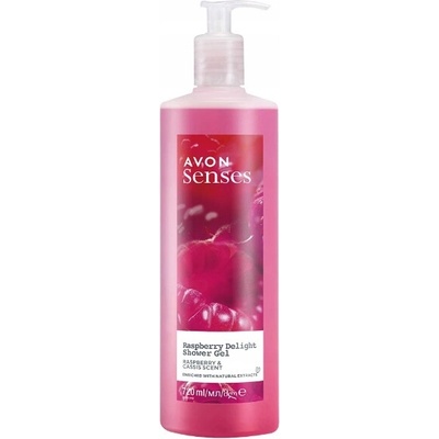 AVON XXL Malinový sprchový gél Raspberry Delight 720 ml