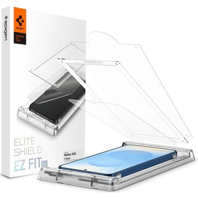 Spigen Гъвкав Протектор за Samsung S25, Spigen Elite Shield EZ Fit HD Glass, Прозрачен (AFL09091)