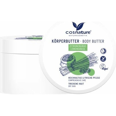 Cosnature tělové máslo citrónová tráva 200 ml