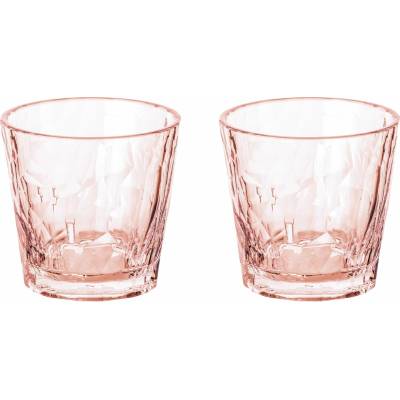 Koziol Superglas CLUB No. 22 sada pohárov ružový krištál 250 ml