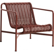 HAY Zahradní křeslo Palissade Cord Lounge Chair Low, Iron Red