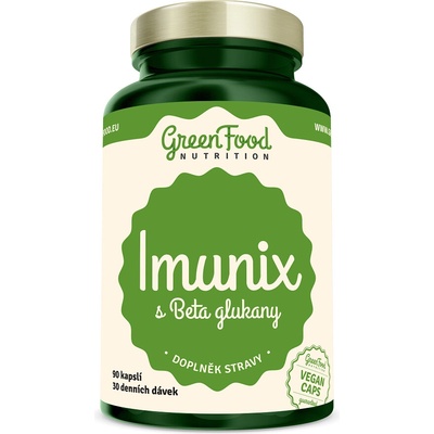 GreenFood Nutrition Imunix s Beta glukánmi 90 kapsúl