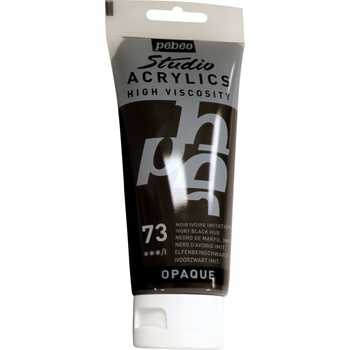 Pébéo Acrylic Paint АКРИЛНА боя Ivory Black Hue 100 ml 1 бр (837073)