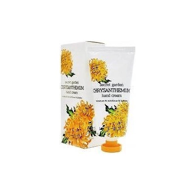 Jigott Крем за ръце с хризантема, растителни екстракти и бета-глюкан JIGOTT SECRET GARDEN CHRYSANTHEMUM HAND CREAM 100 ml