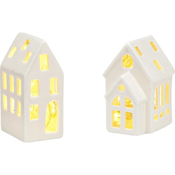 Textilomanie Keramický domček SMALL HOUSE biely - rôzne varianty