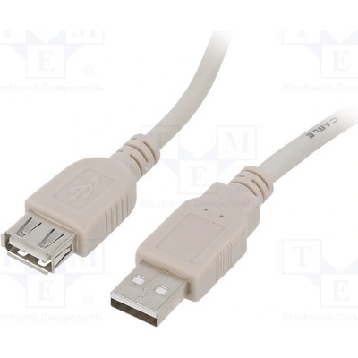 Gembird CCB-USB2-AMAF-10 USB 2.0 USB A zásuvka,USB A vidlice zlacený
