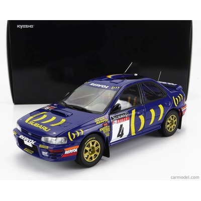 Kyosho Subaru Impreza 555 Repsol N 4 Winner Rally Rac Lombard 1994 C.mcrae D.ringer Modrá Žlutá 1:18
