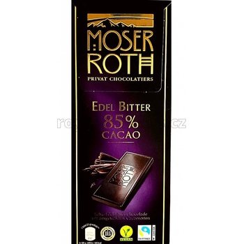 Moser Roth čokoláda hořká 85% 125 g