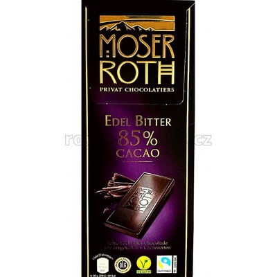 Moser Roth Hořká 85% , 125 g