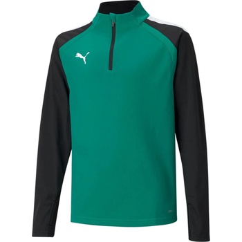 PUMA Тениска с дълъг ръкав Puma teamLIGA 1/4 Zip Top Jr 65723705 Размер 152