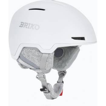 Briko Скиорска каска Briko Yuki matt shiny white/silver