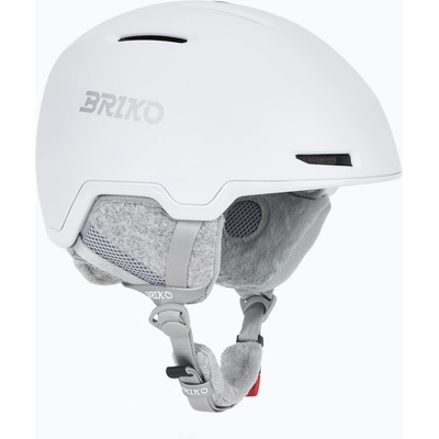 Briko Скиорска каска Briko Yuki matt shiny white/silver