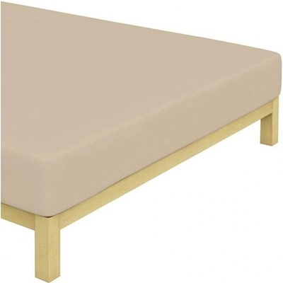BedTex bavlna jersey napínací prostěradlo béžové 90x200