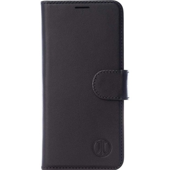 JT BERLIN BookCase Kreuzberg Case - хоризонтален кожен (естествена кожа) калъф тип портфейл за iPhone XS Max (черен)