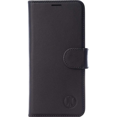 JT BERLIN BookCase Kreuzberg Case - хоризонтален кожен (естествена кожа) калъф тип портфейл за iPhone XS Max (черен)