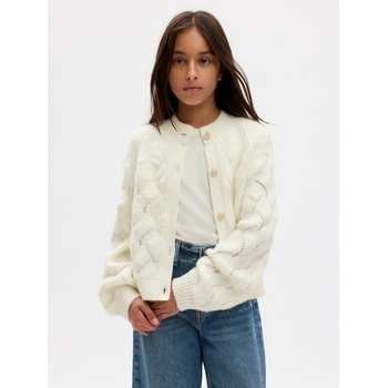 GAP Детска жилетка GAP GAP | Byal | Момичешки | 104-110