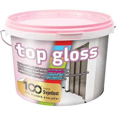 SVJETLOST TOP GLOSS Bezfarebný umývateľný náter Lesklá, 2L