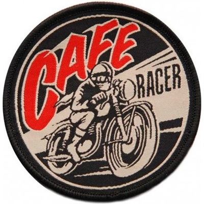 Nášivka Cafe Racer prům. 7,5 cm